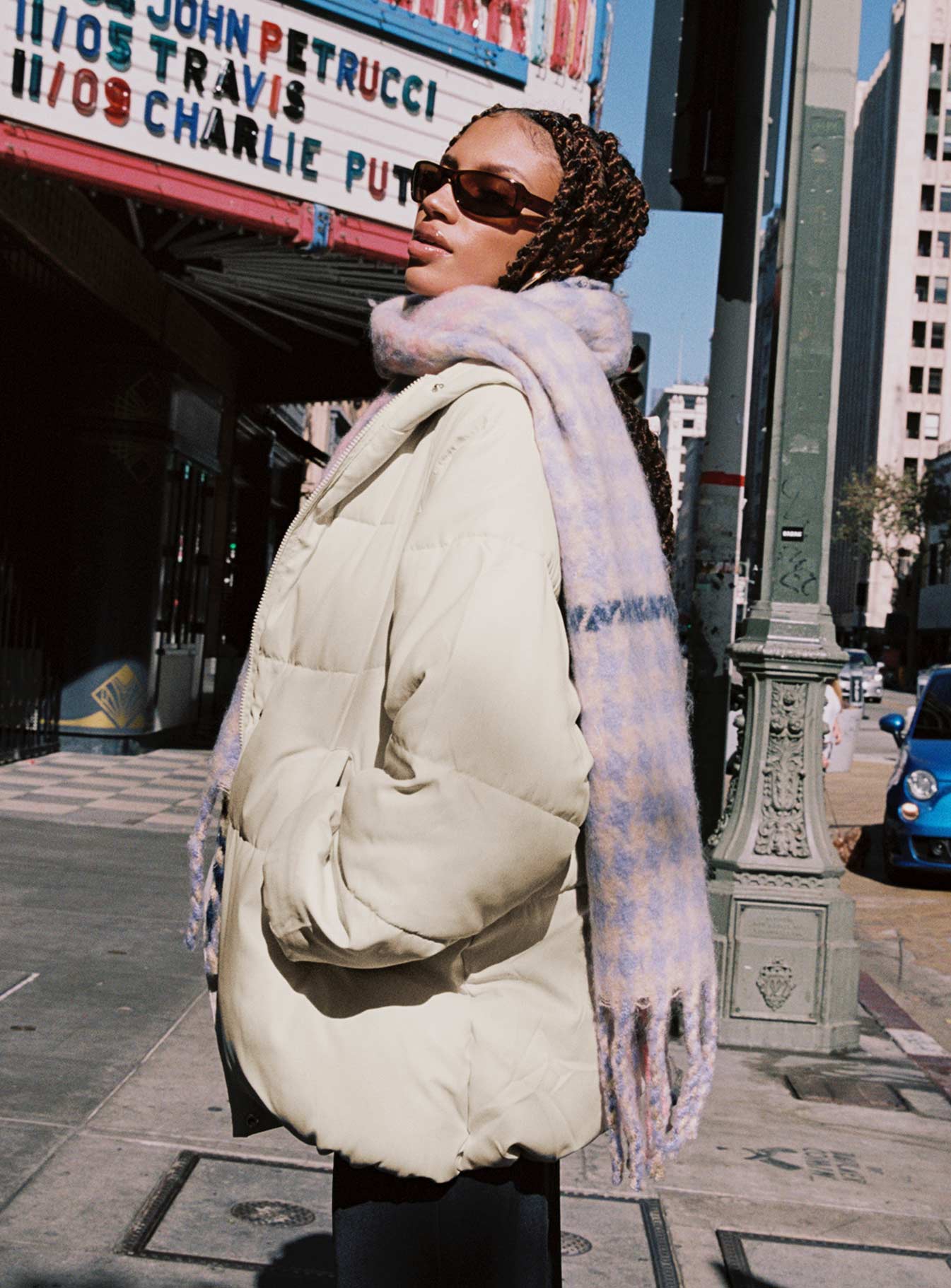 Samira Puffer Jacket Off White - Image 7
