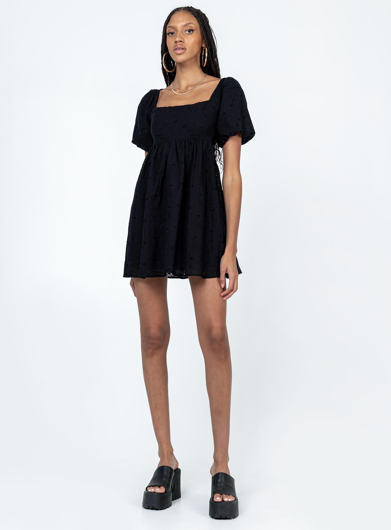 Cami Mini Dress Black - Image 2