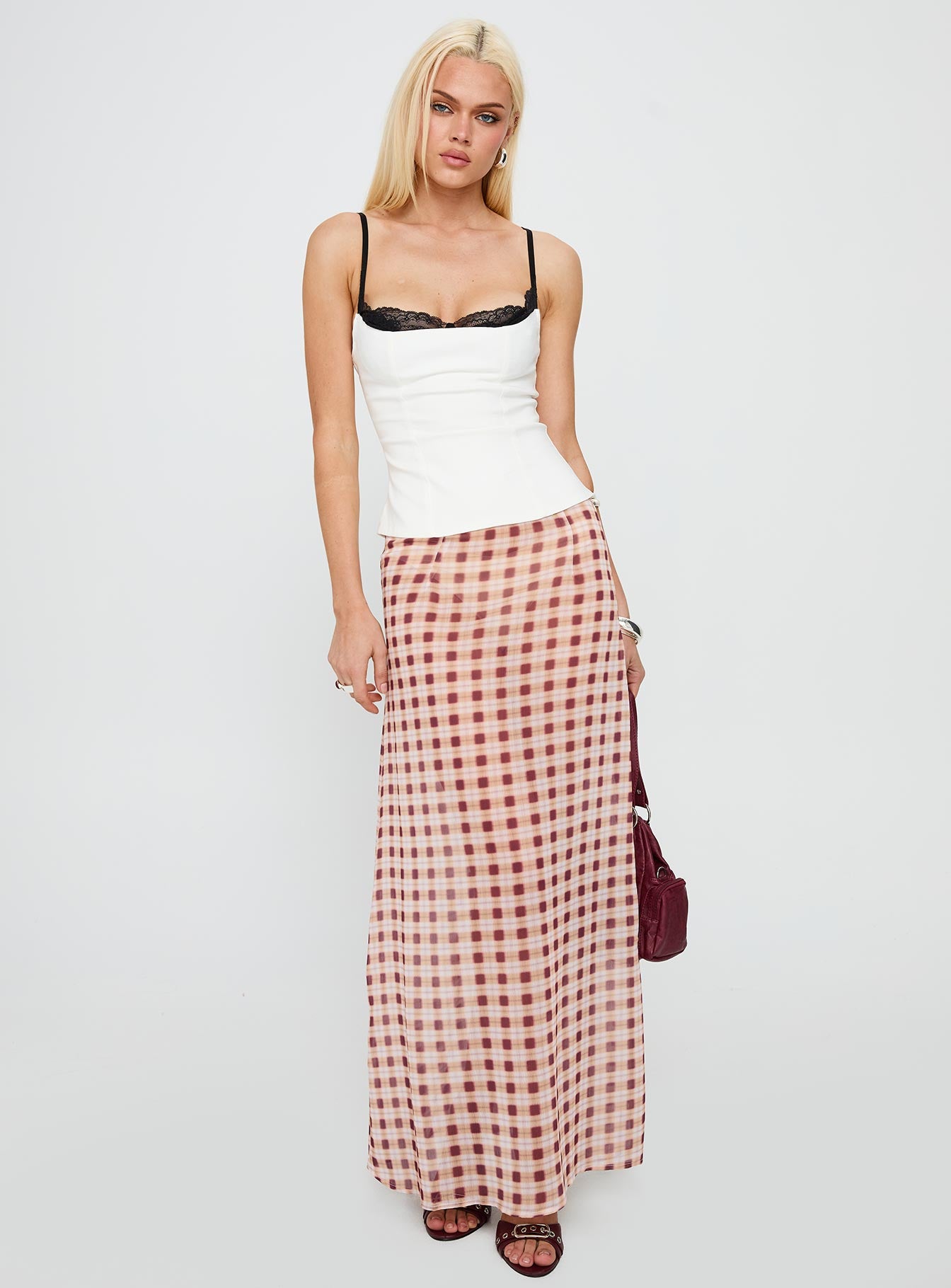 Renaissance Corset Lace Top White / Black - Image 3