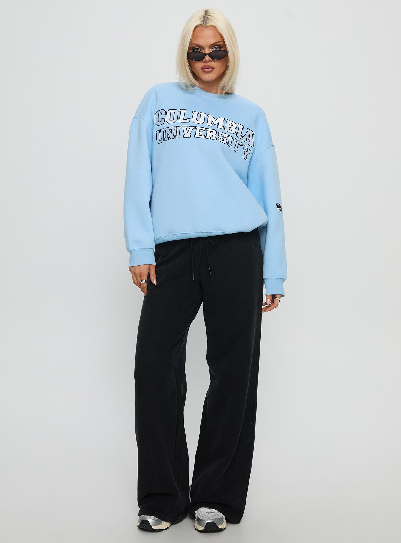 Columbia Offside Crewneck Sweatshirt Blue - Image 2
