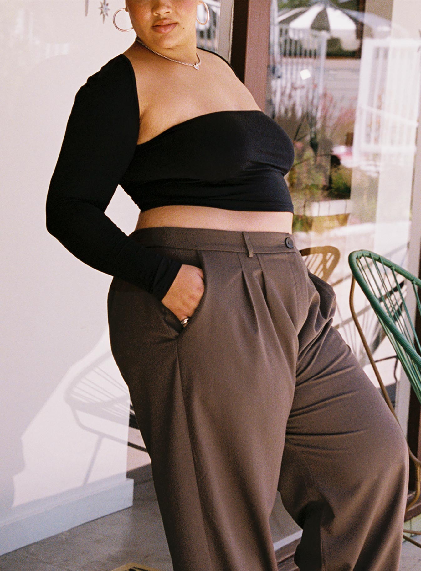 Moran Two Piece Bolero Top Black Curve - Image 3