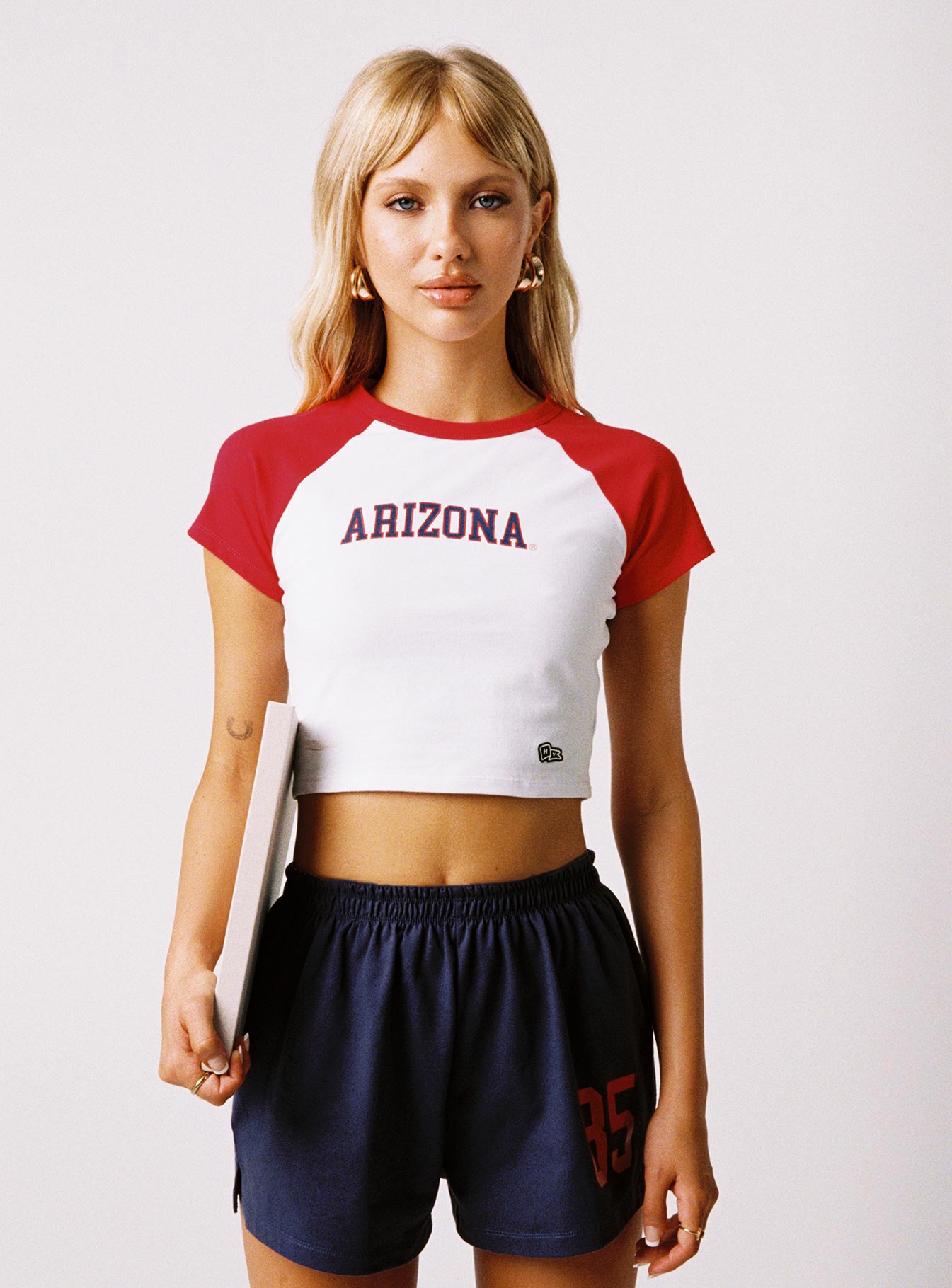 U of A Homerun Tee Red / White - Image 2