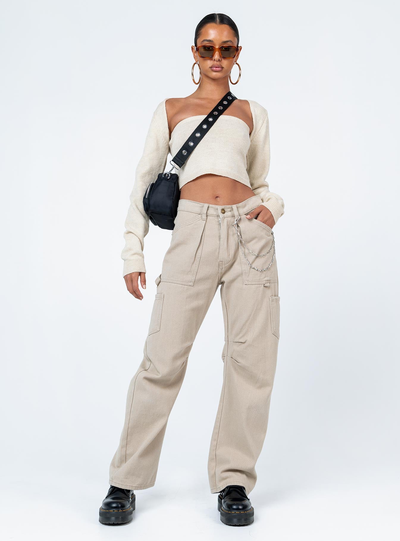 Casey Sweater Set Beige - Image 3