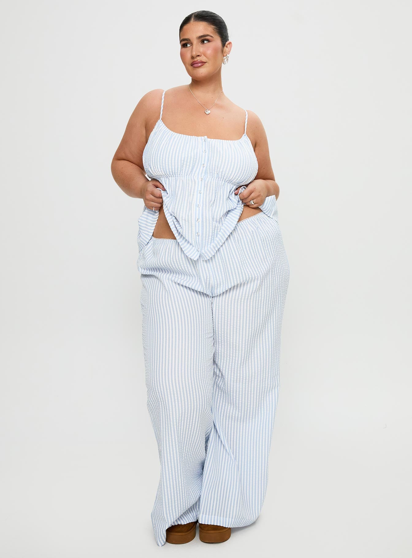 Cassini Set Blue Stripe Curve - Image 3