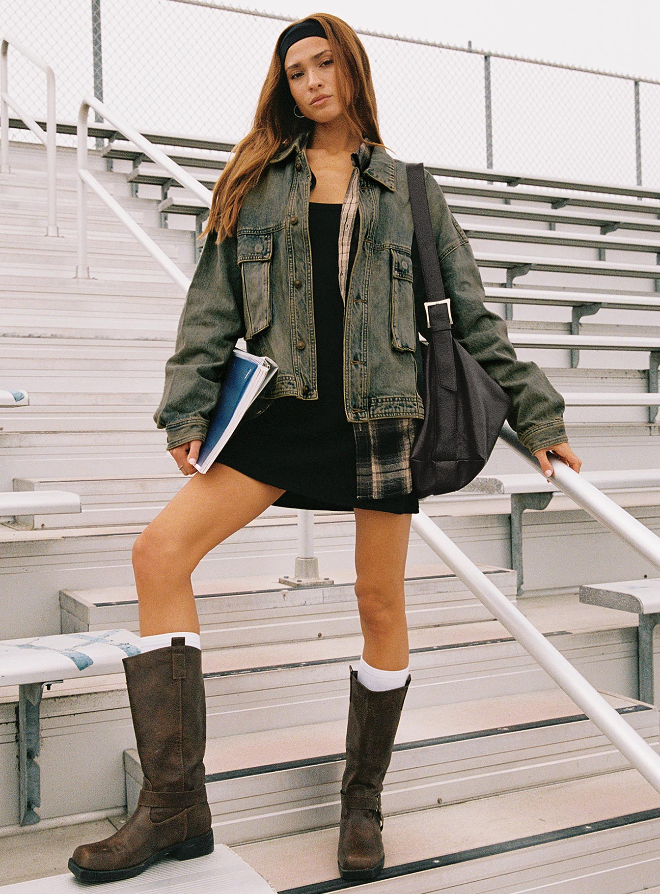 Kier Oversized Jacket Denim Antique Wash - Image 10