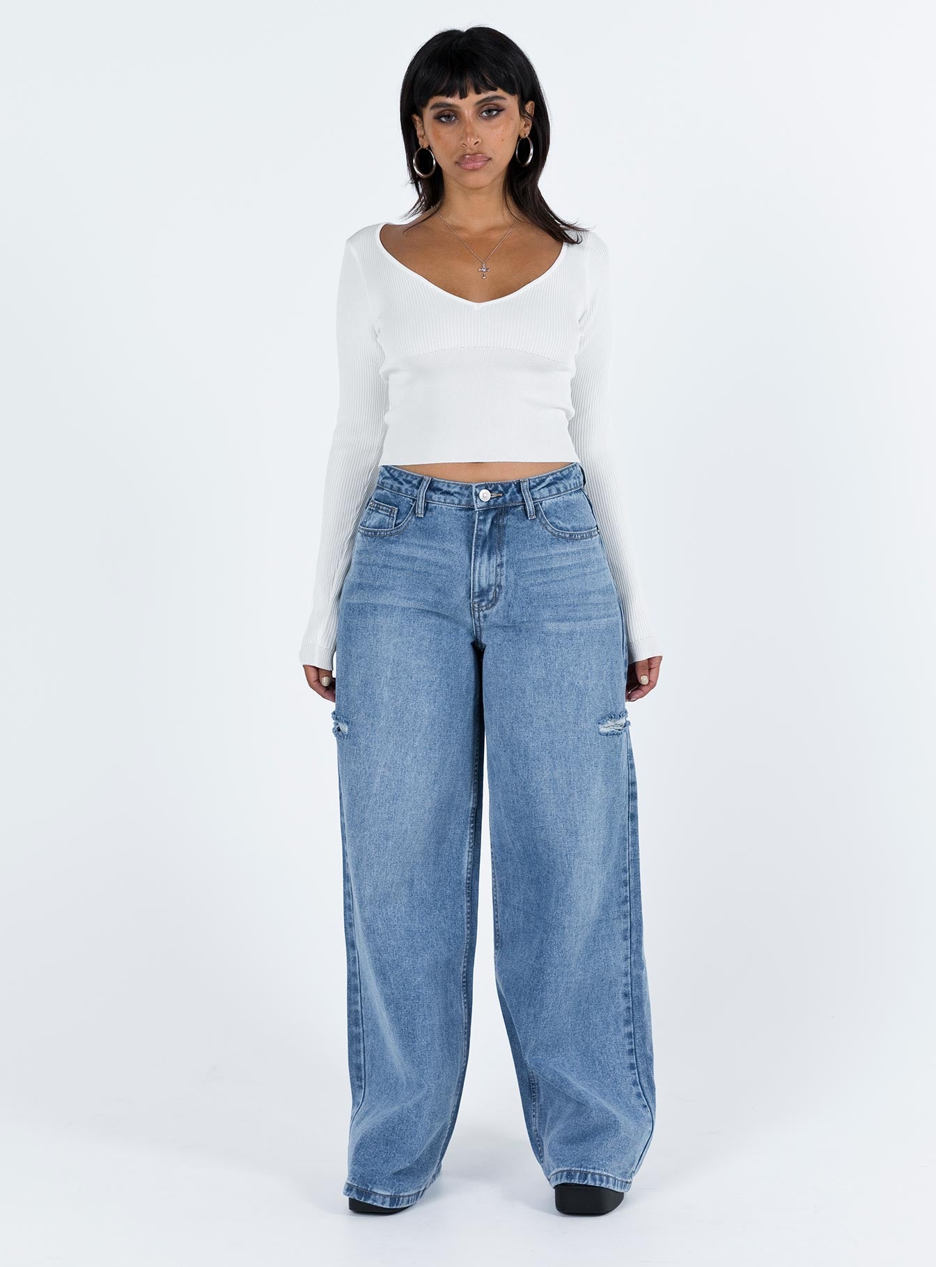 Shermont Long Sleeve Top Ivory - Image 3