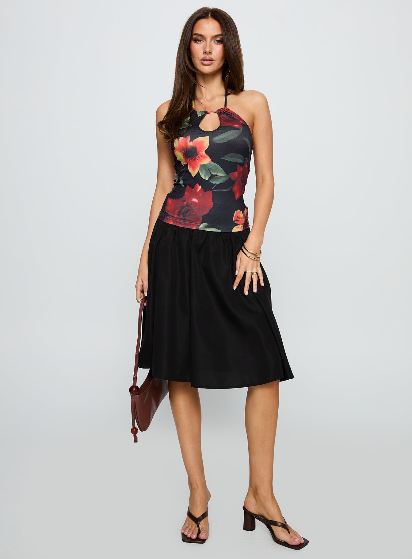 Inside Jokes Top Floral Multi - Image 3