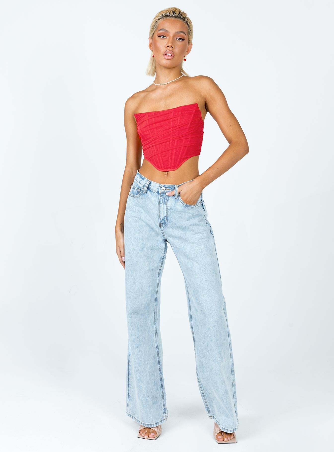 Avery Bustier Red - Image 3