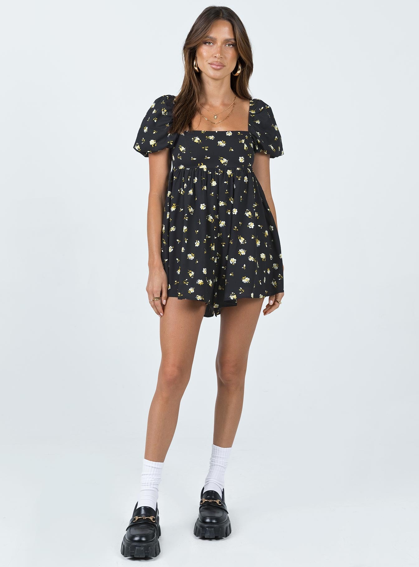 Lorna Romper Black Floral - Image 2