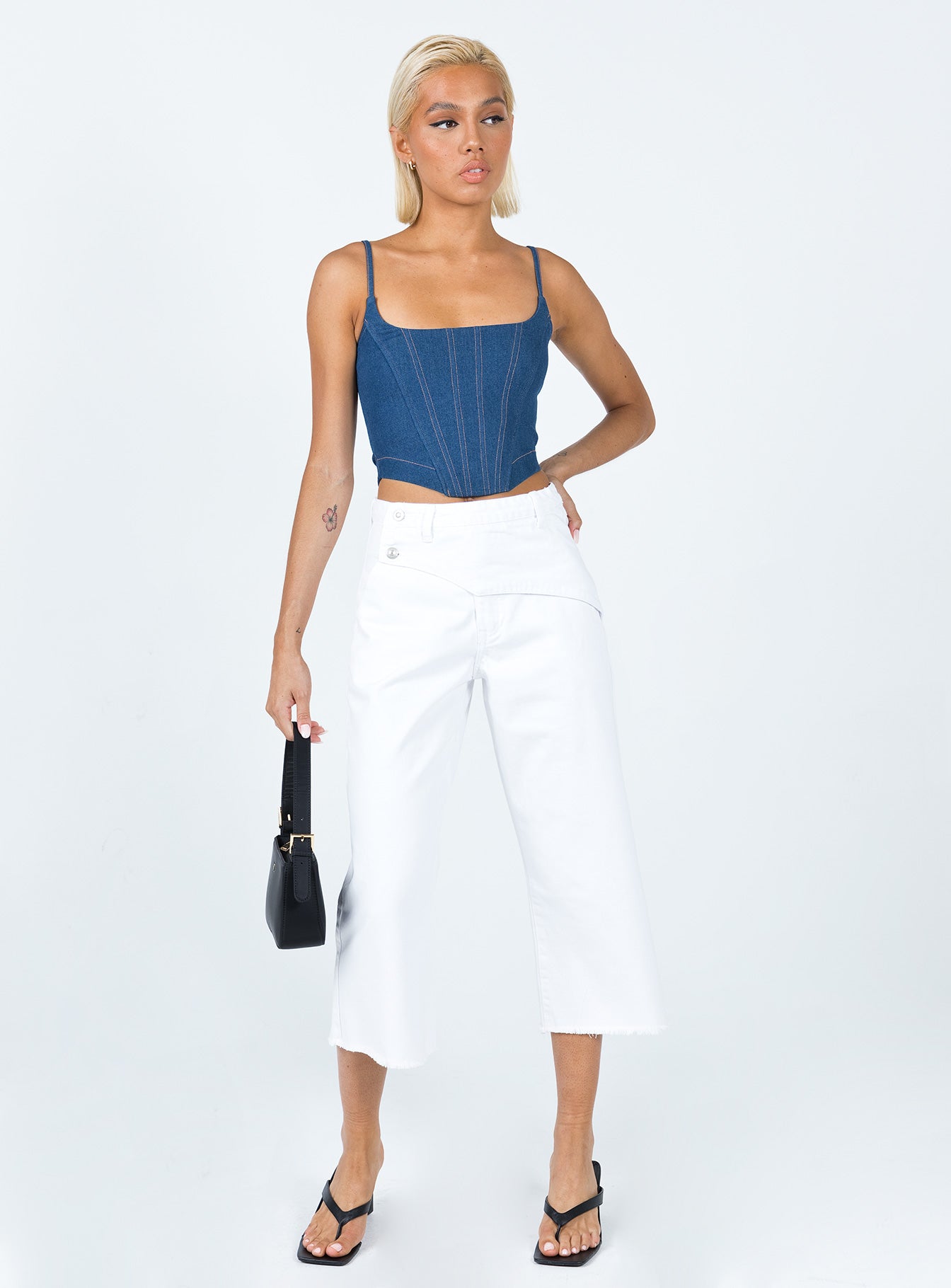 Berlin 90's Denim Jeans White - Image 3