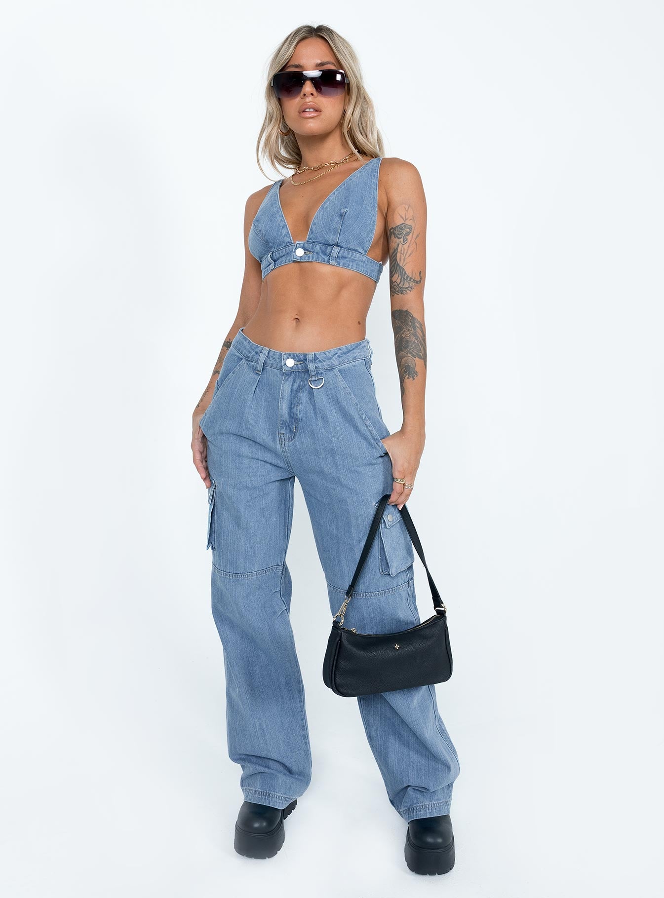Paige Top Blue Denim - Image 2