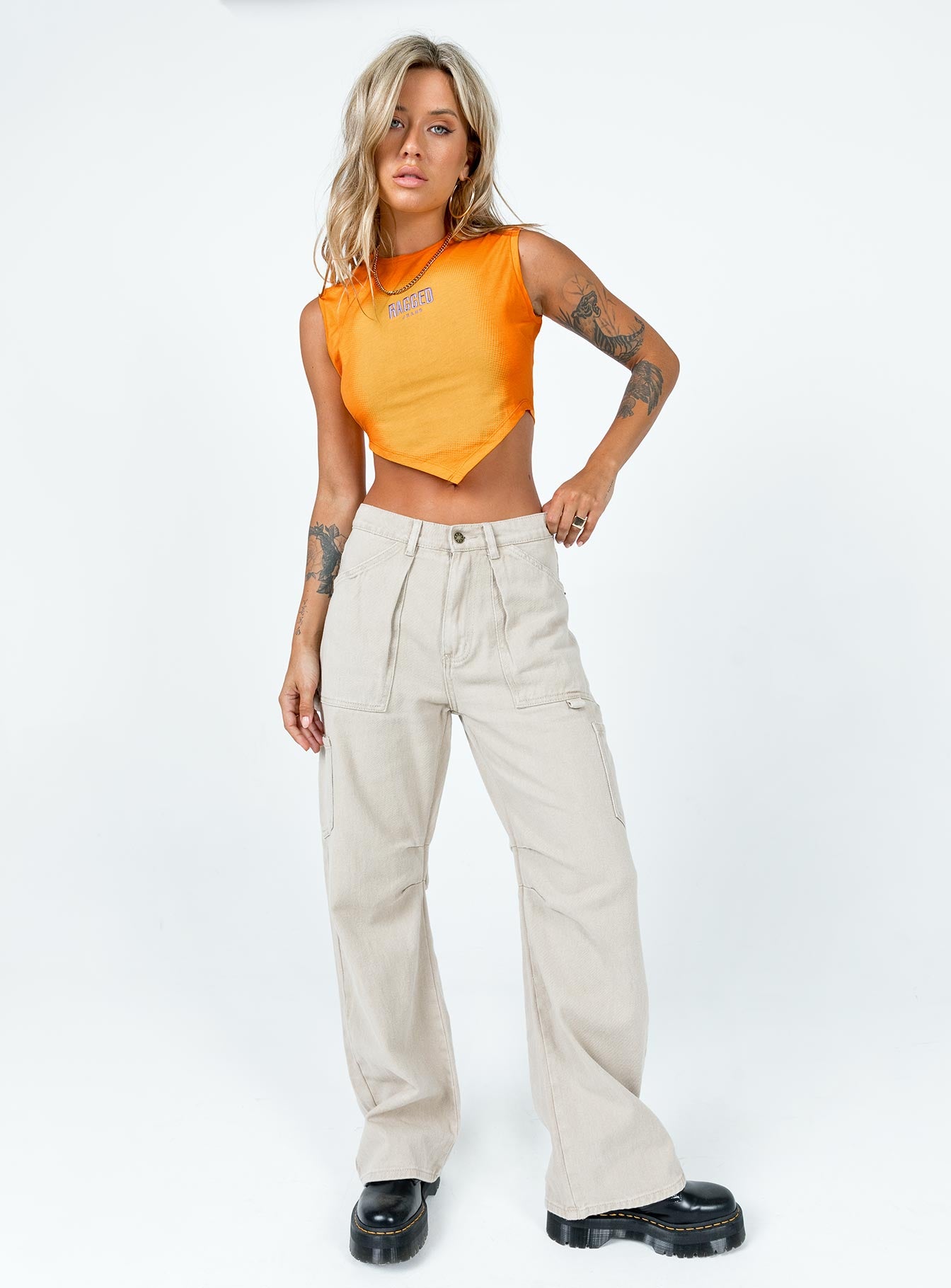 The Ragged Priest Ignite Vest Orange / Yellow - Image 3