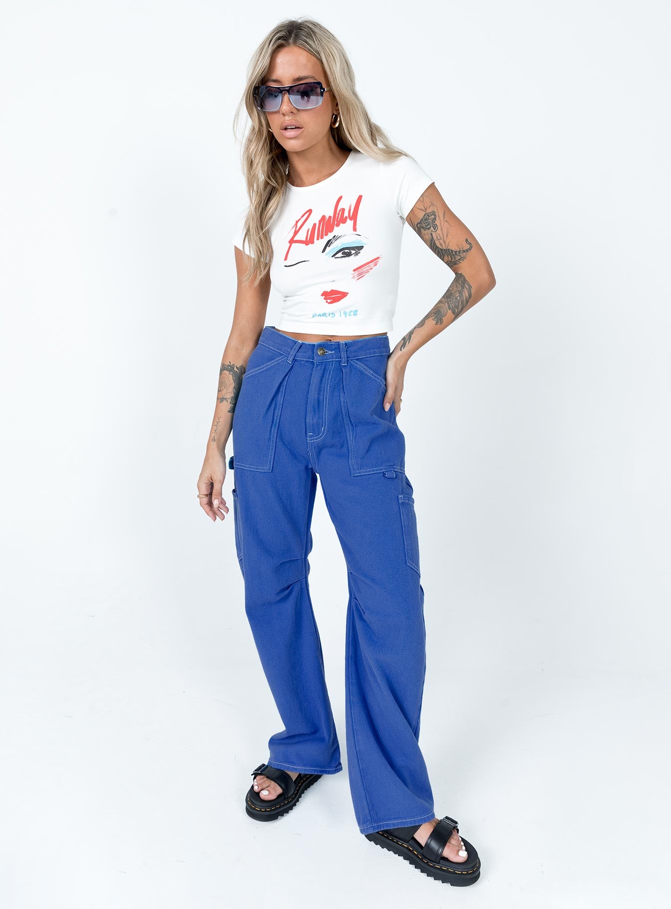 Runway Baby Tee White - Image 3