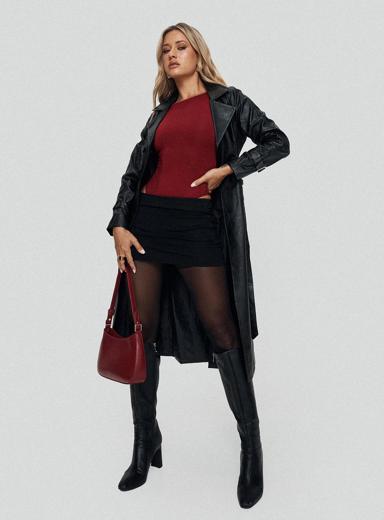 Beresford Bodysuit Wine - Image 2