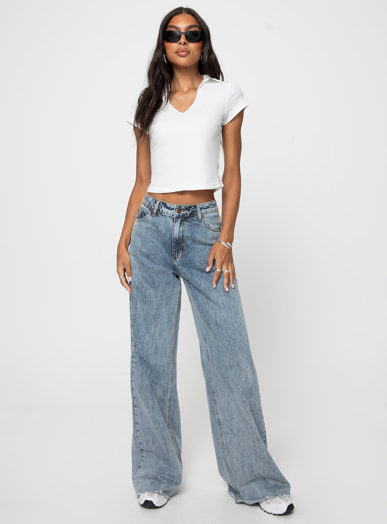 Amorette Polo Top White - Image 3