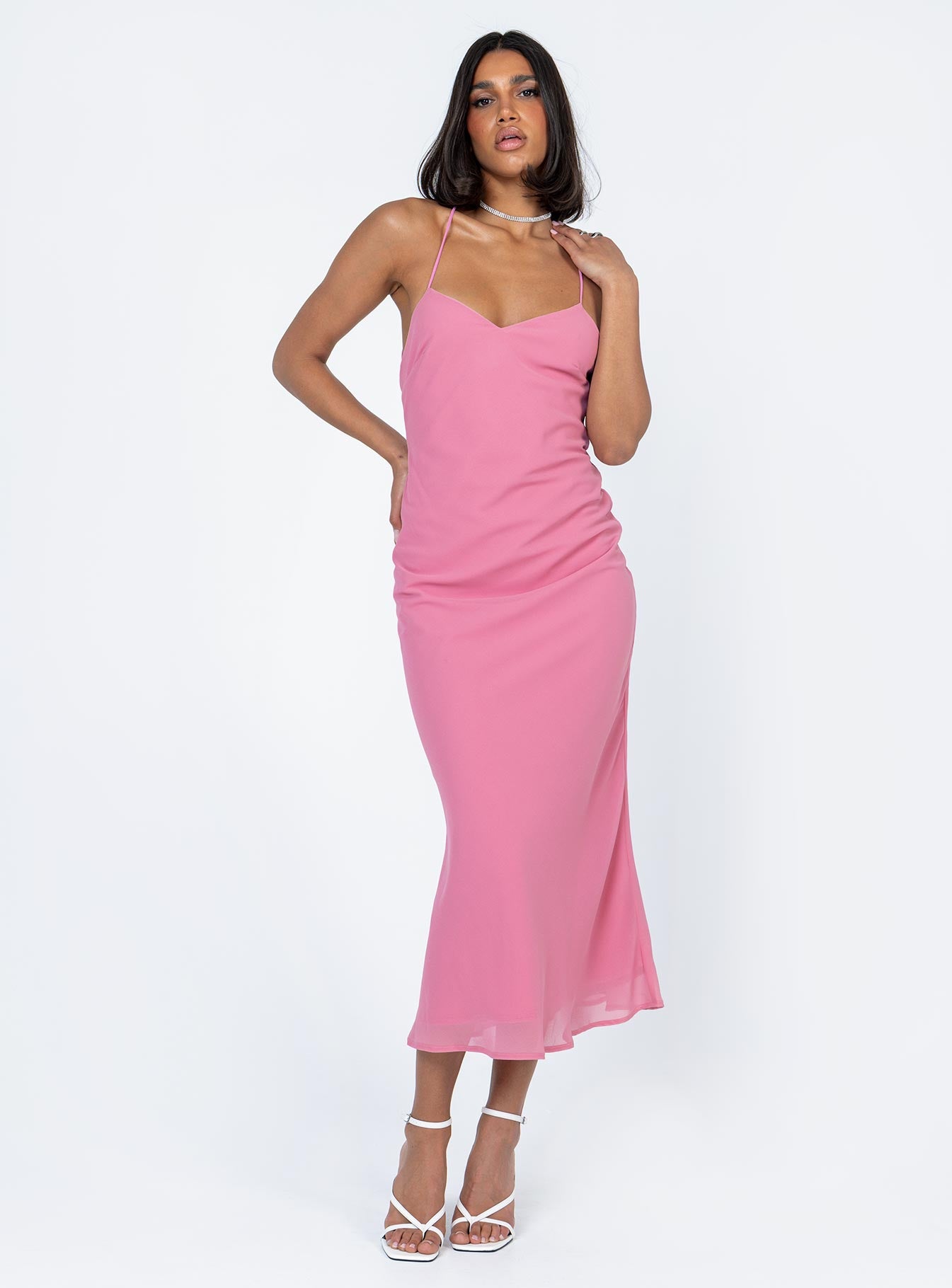 Trudy Maxi Dress Pink - Image 2