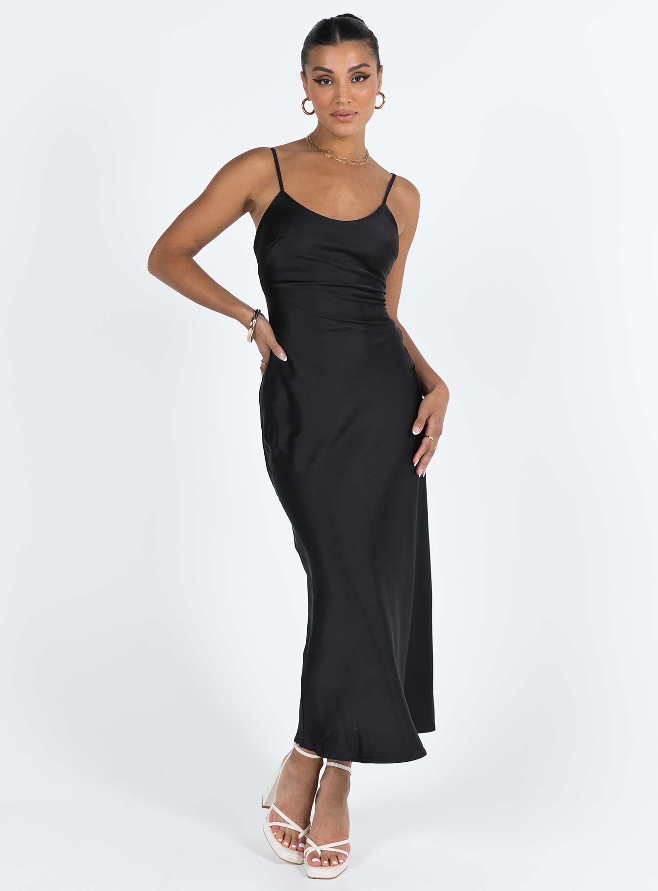 Kalesi Maxi Dress Black - Image 3