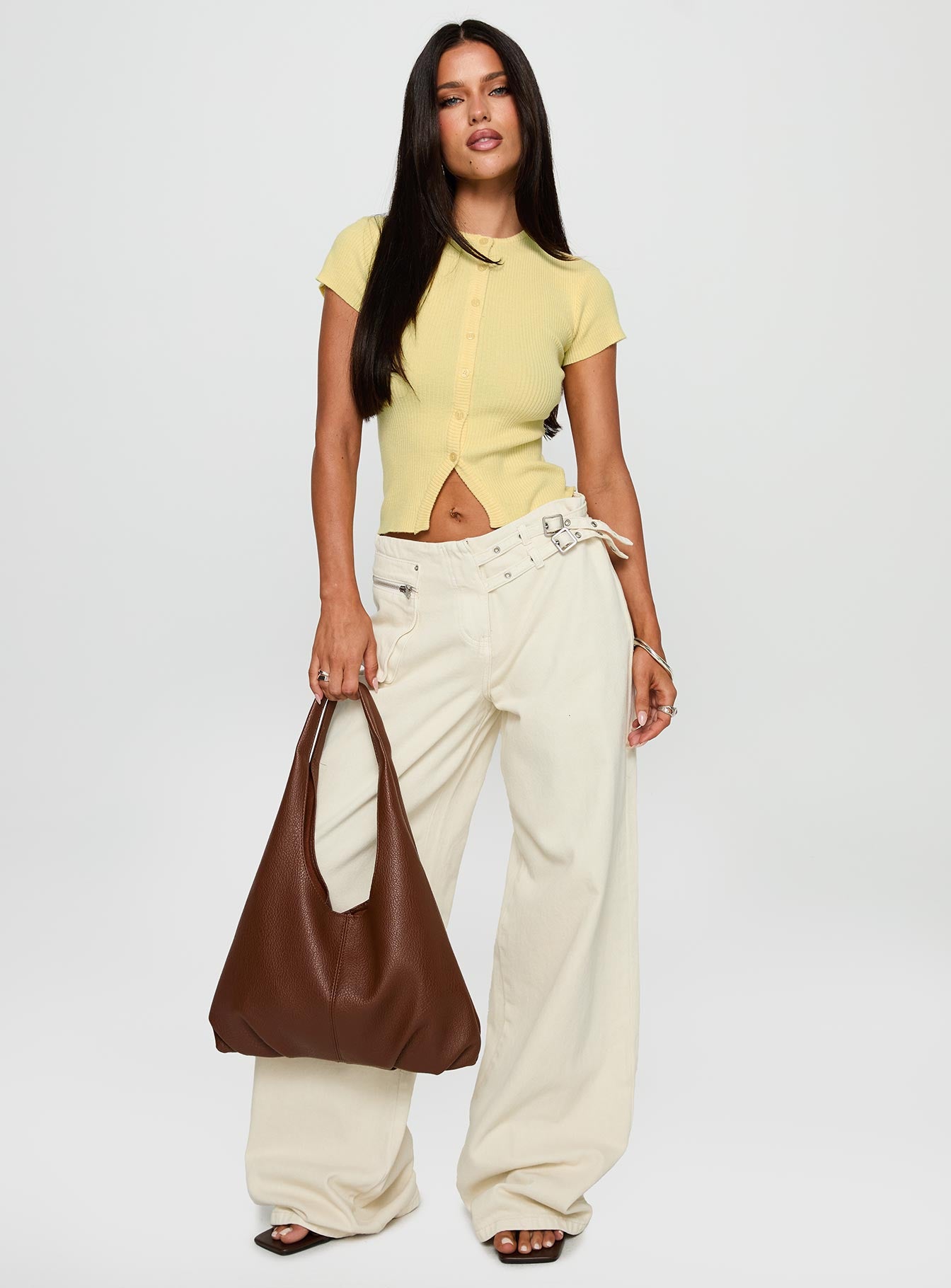 Suzu Knit Top Lemon - Image 3