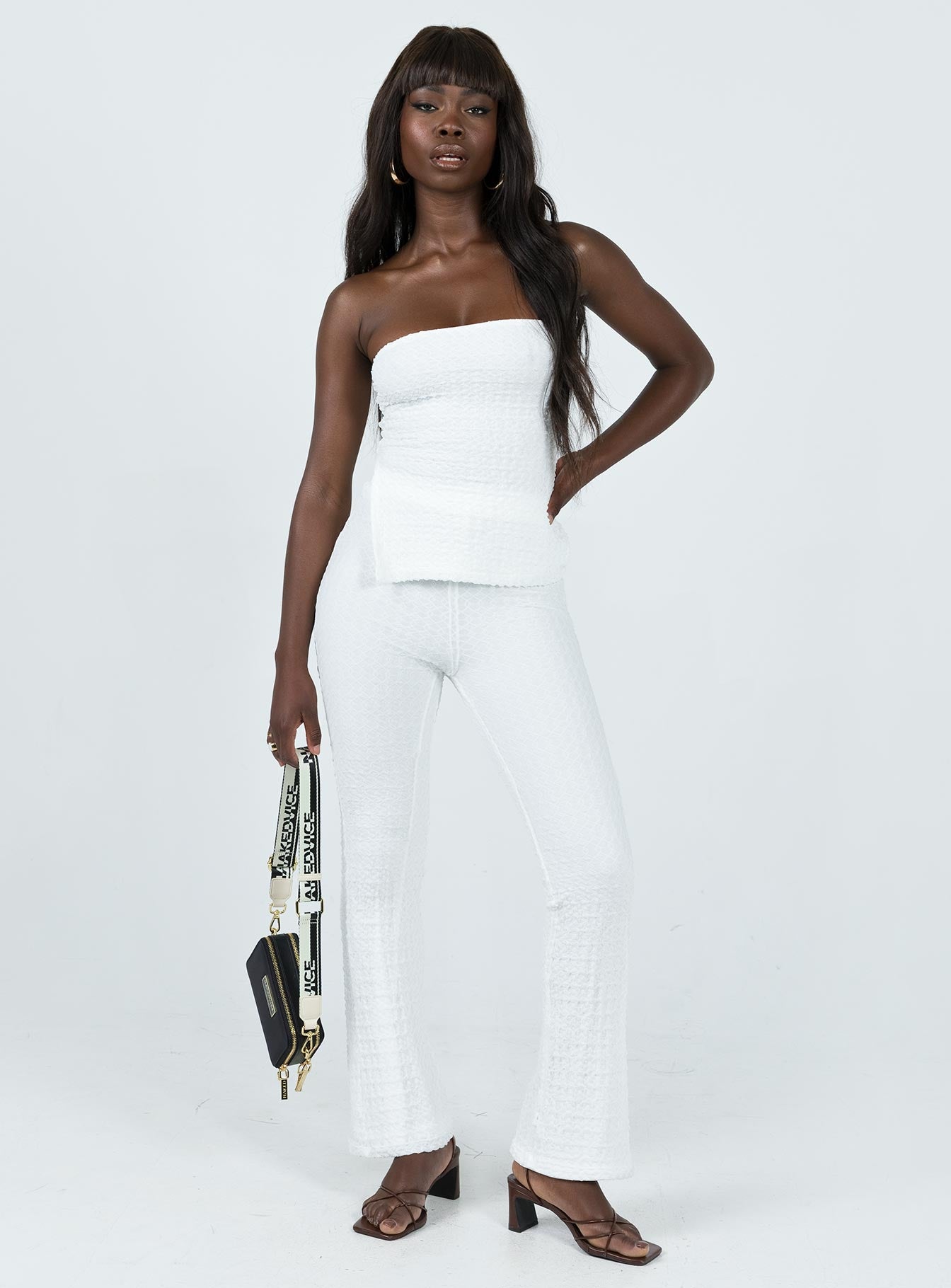 Vereen Strapless Top White - Image 2