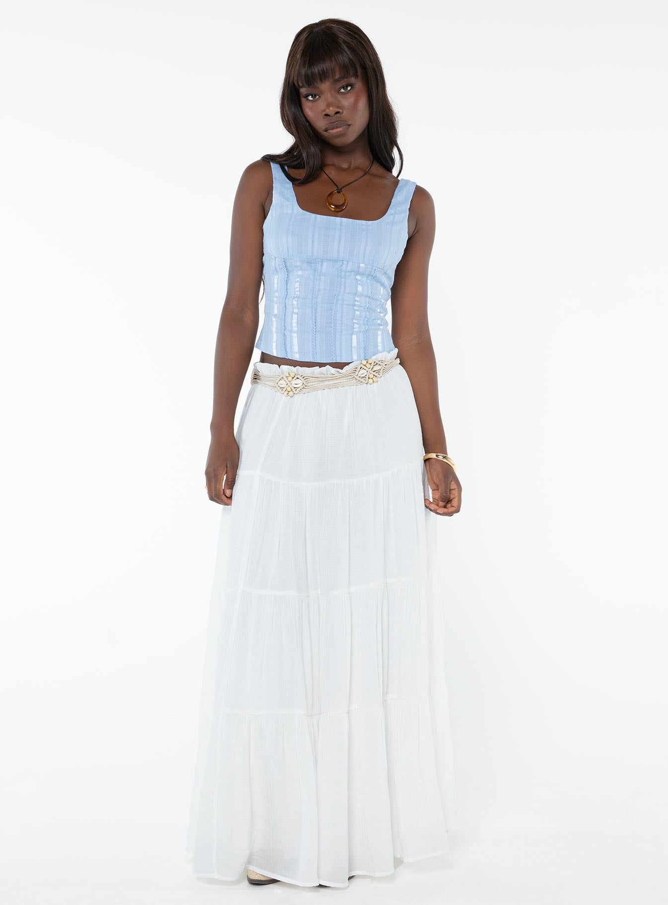 Lorinda Top Blue - Image 3