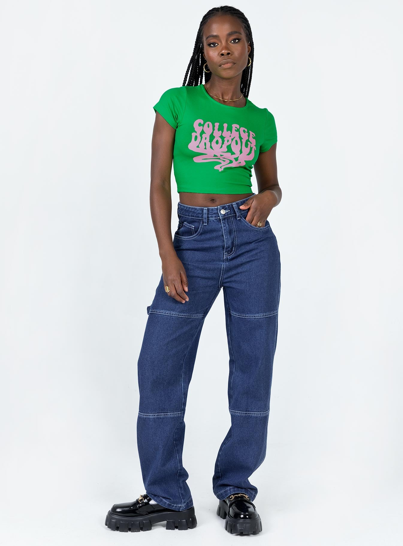 College Dropout Tee Green - Image 3