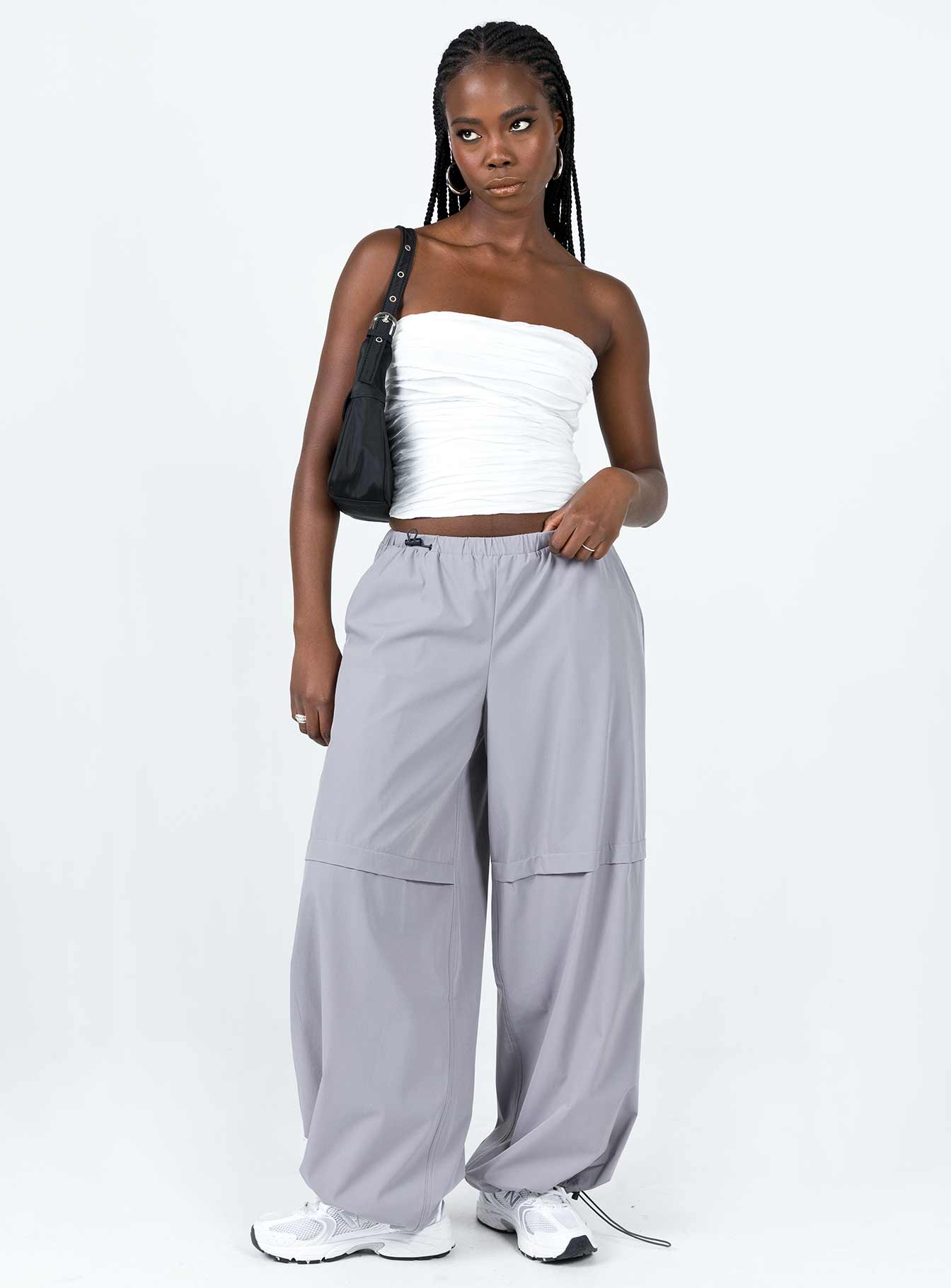 Jason Parachute Pants Grey - Image 3