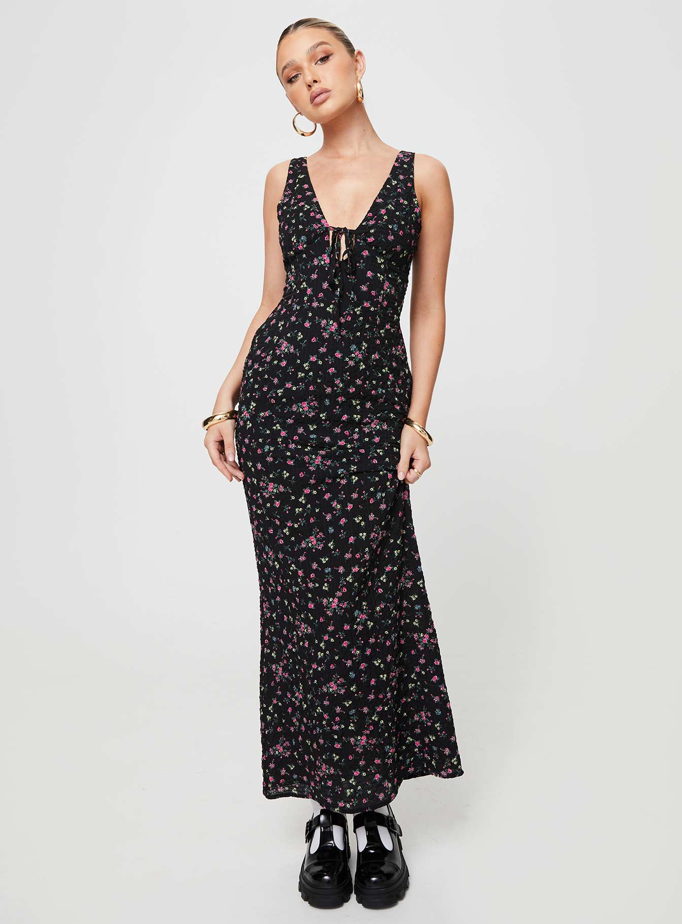 Marlita Maxi Dress Black - Image 2