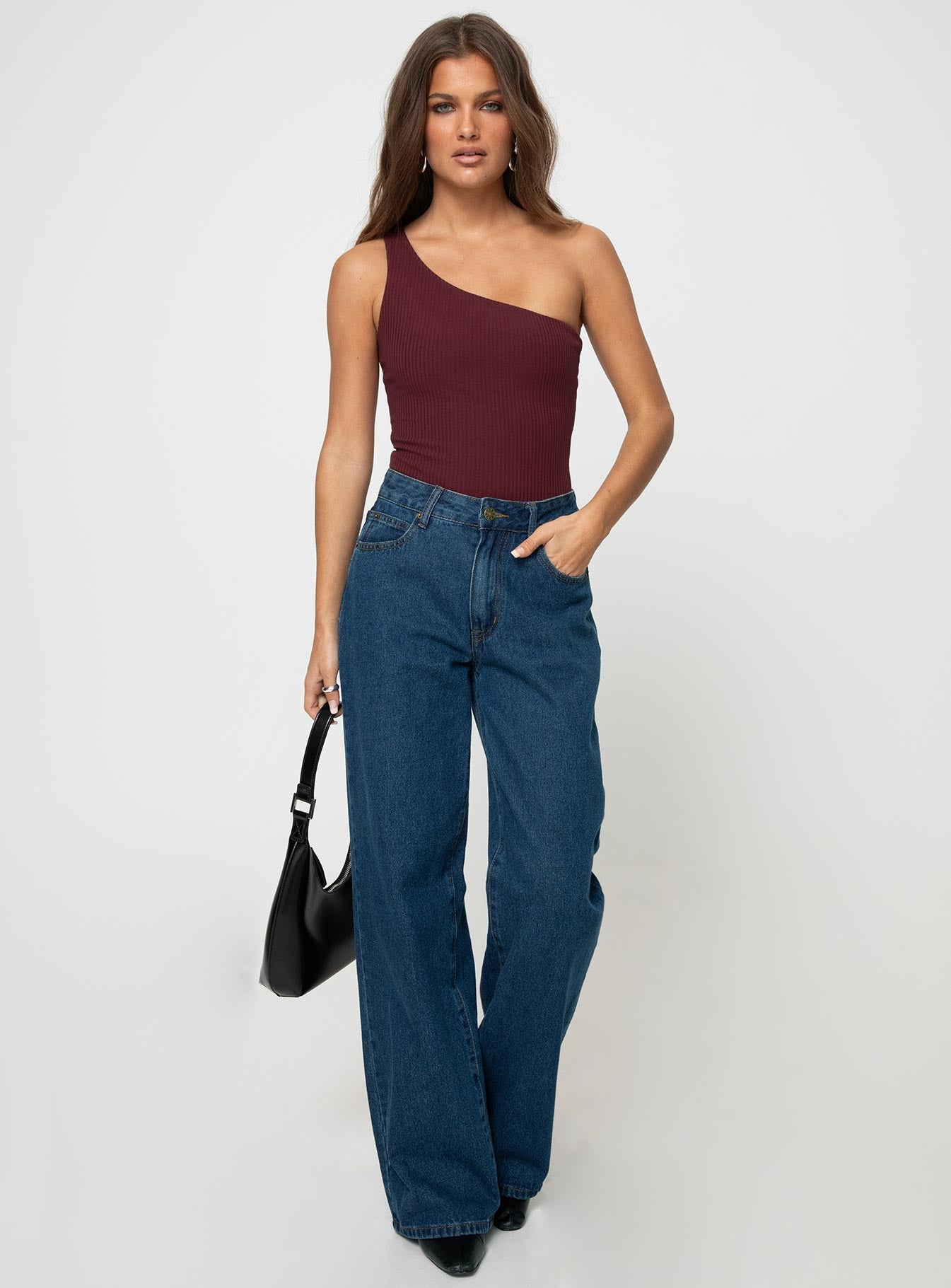 Rueful Bodysuit Burgundy - Image 2