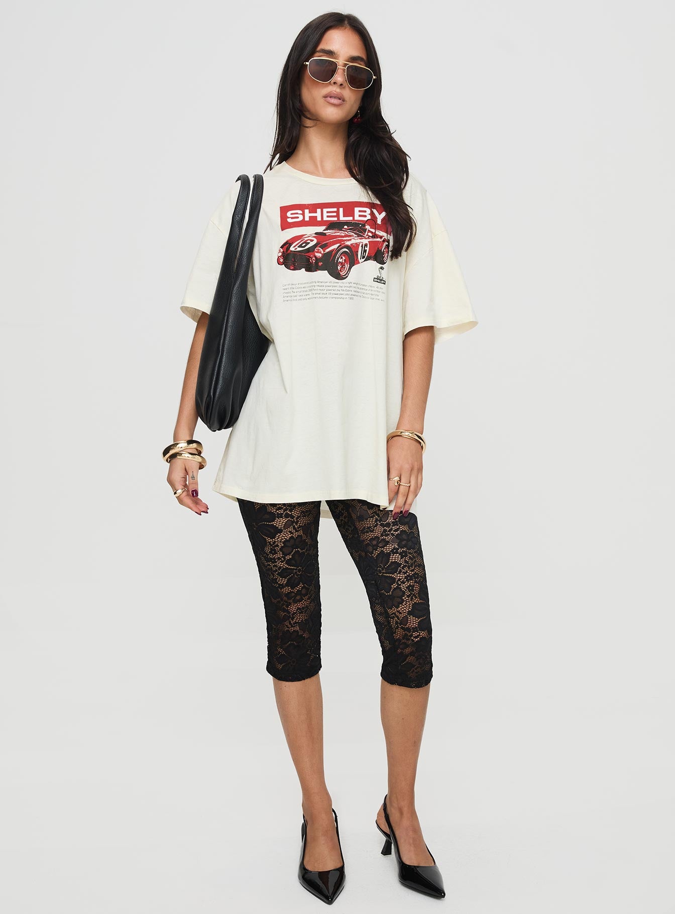 Soto Lace Capris Black - Image 4