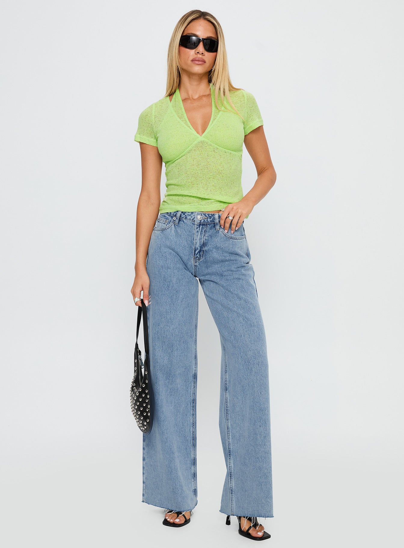 Darla Low Rise Straight Jean Vintage Blue Wash - Image 3