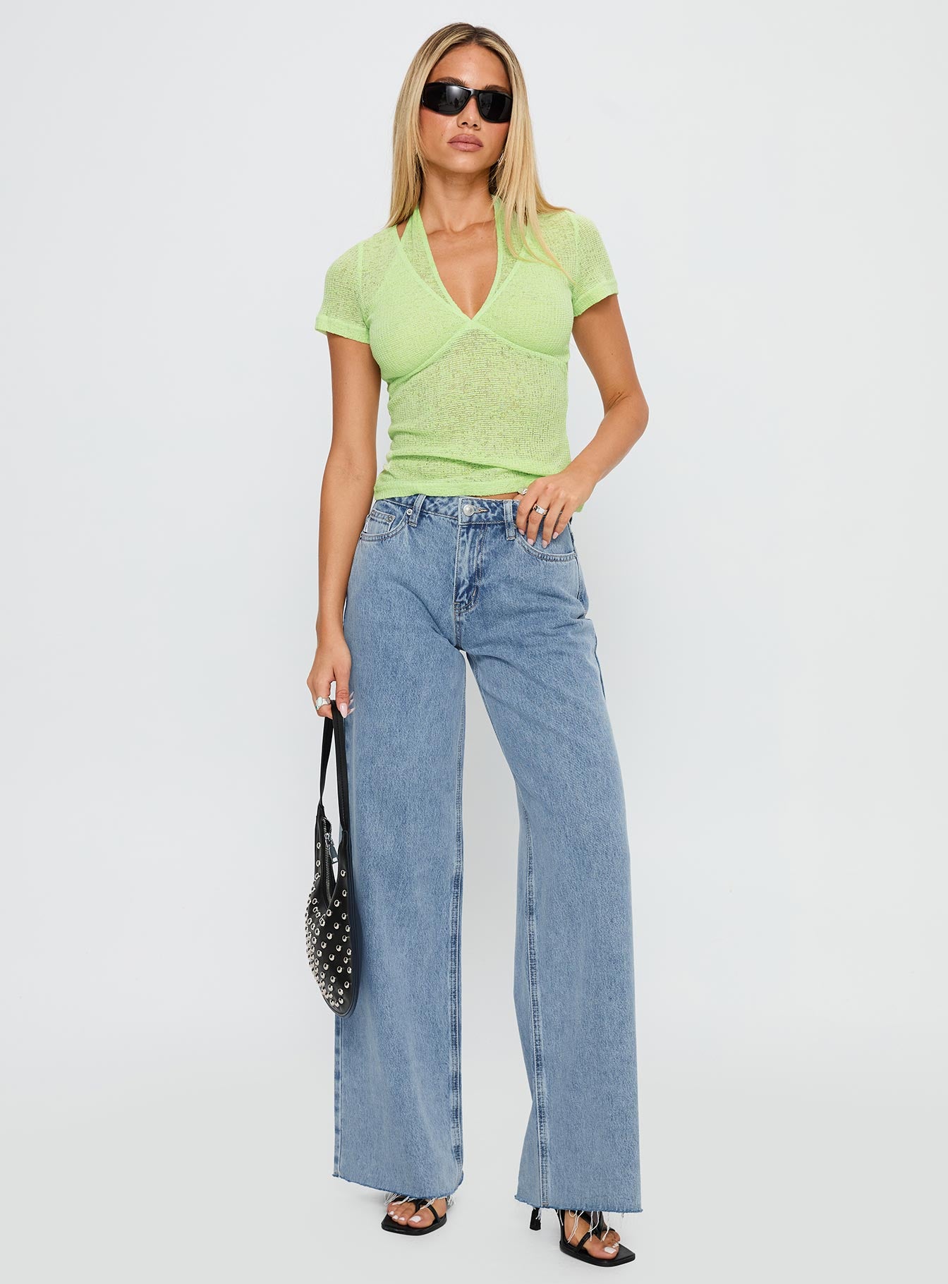 Normal Thing Strap Detail Top Mint - Image 3