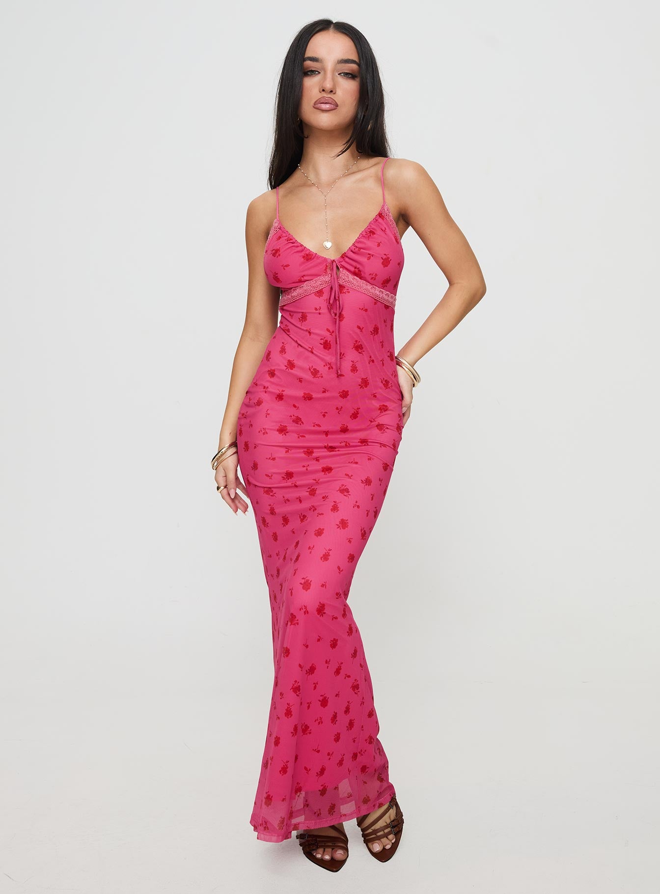 Nevelle Dress Pink Floral - Image 2