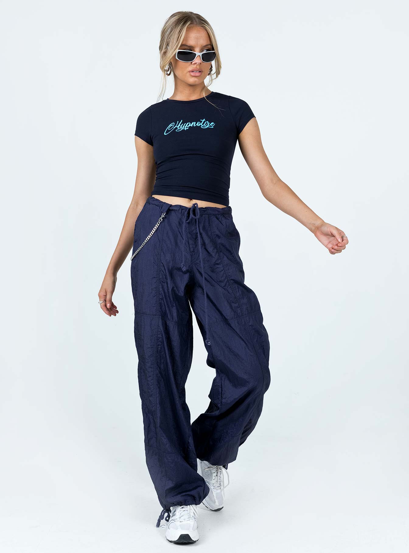 Hypnotise Me Tee Navy - Image 3