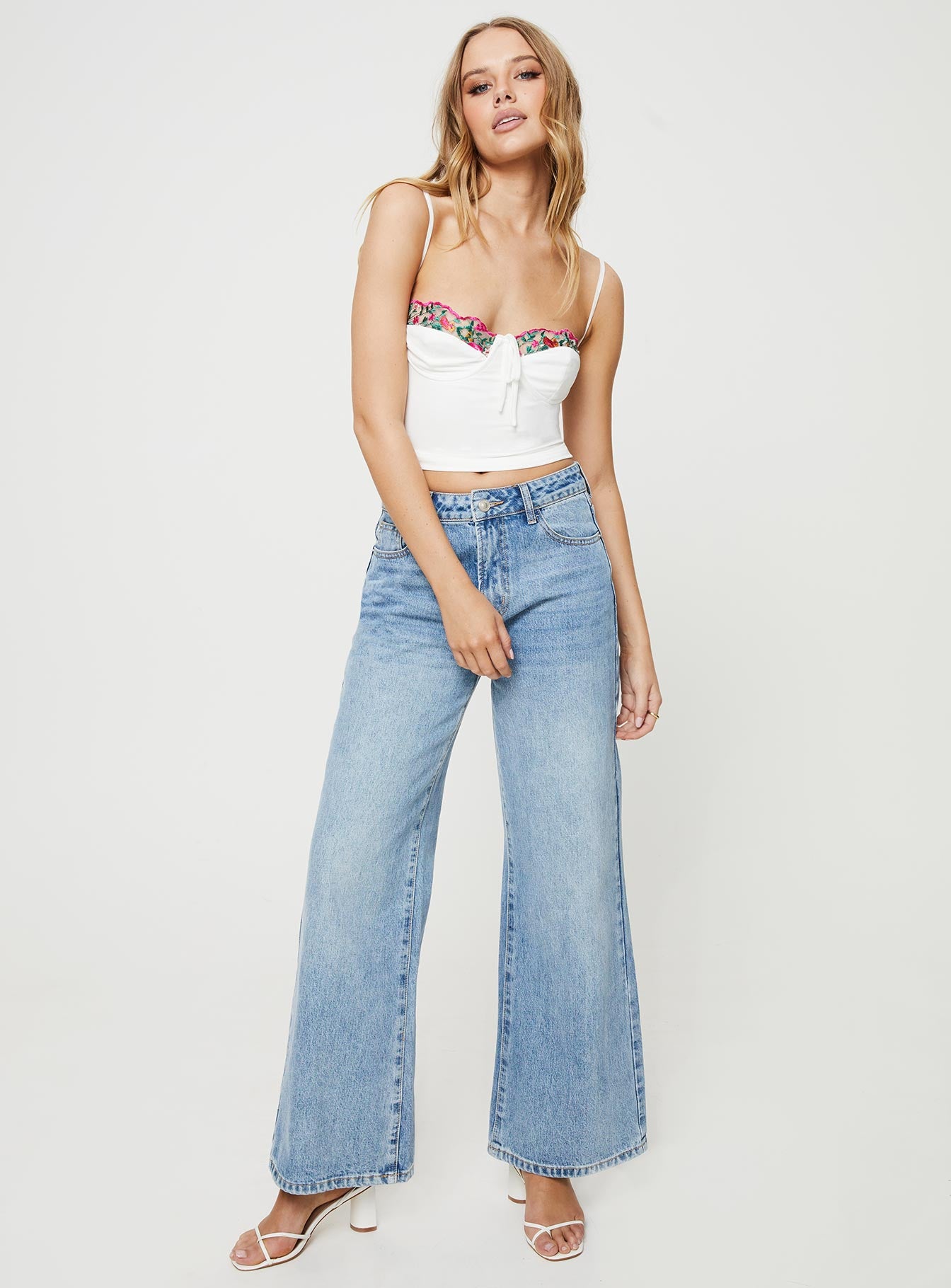 Sarella Bustier Top White - Image 3