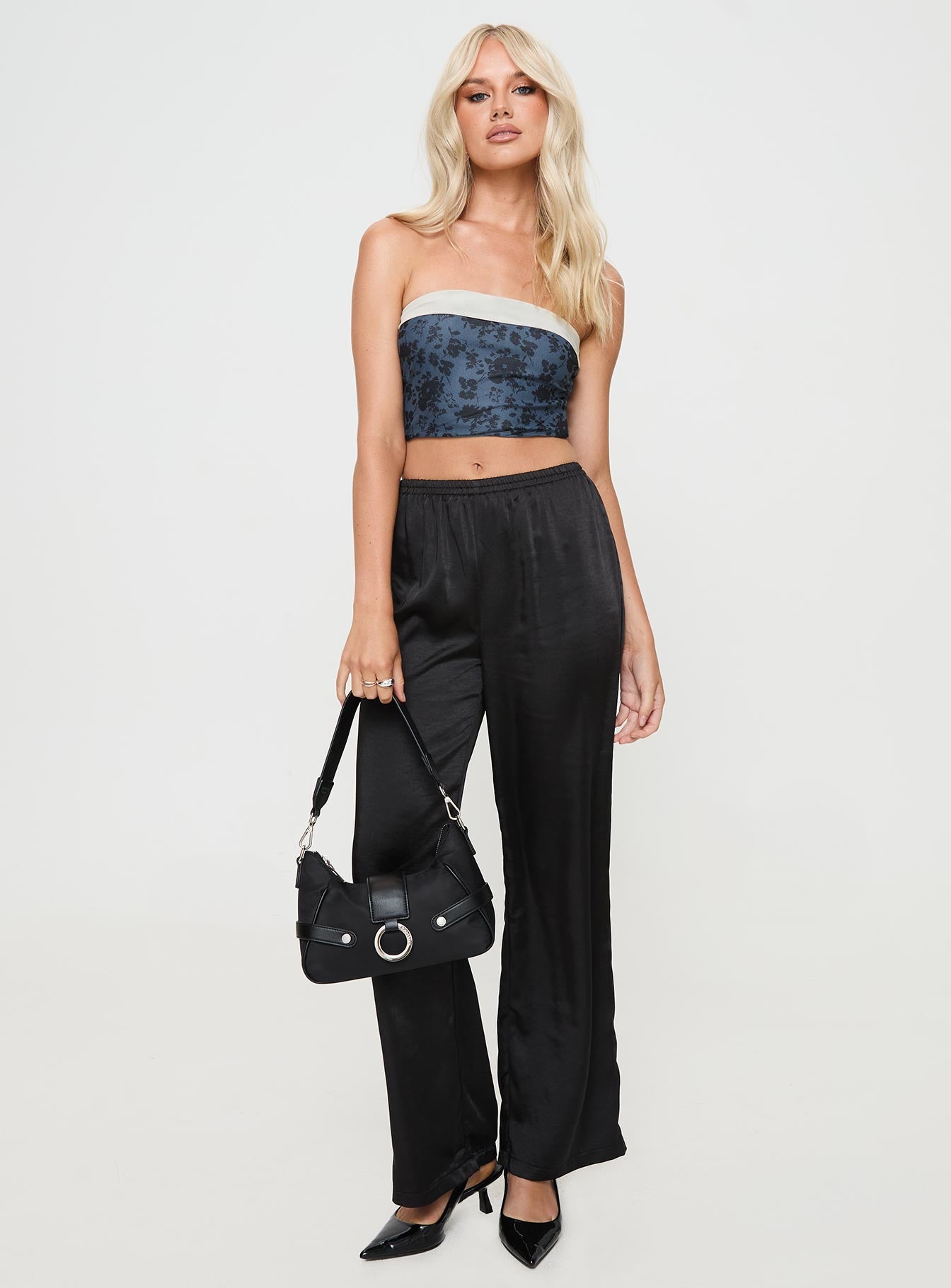 Graysona Strapless Top Navy - Image 3