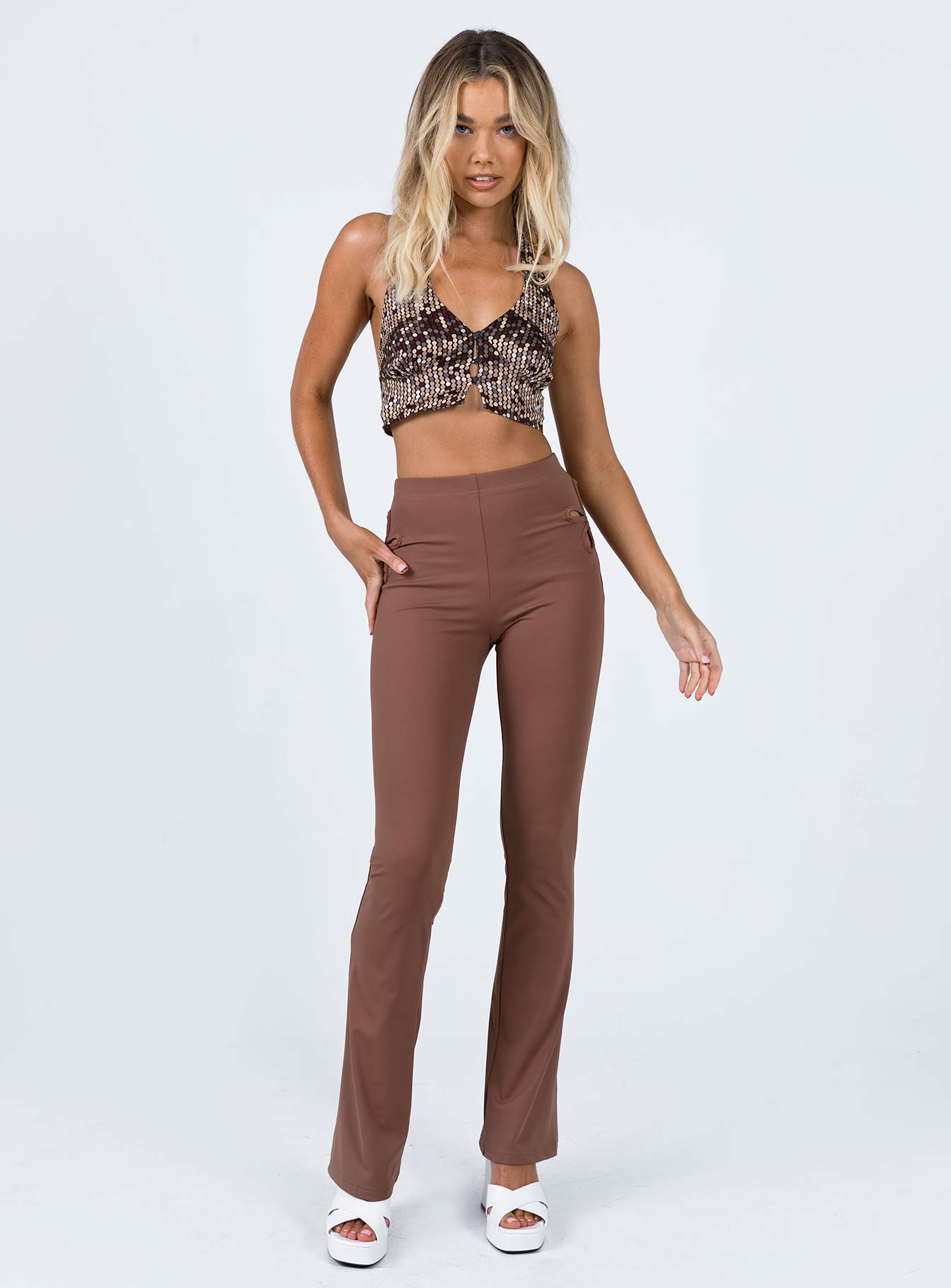 Laken Pants Brown - Image 4