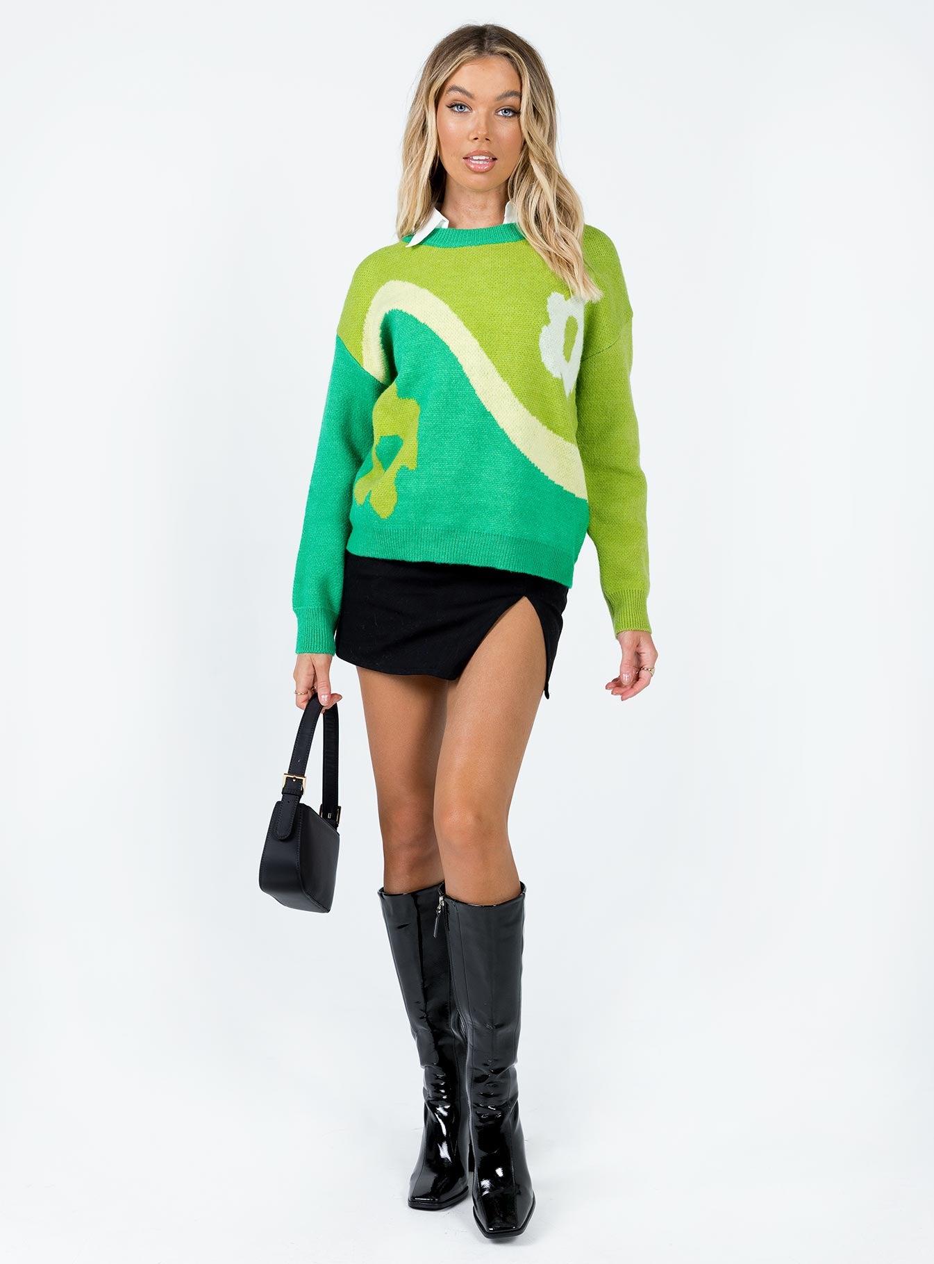 Ronalee Sweater Green - Image 2