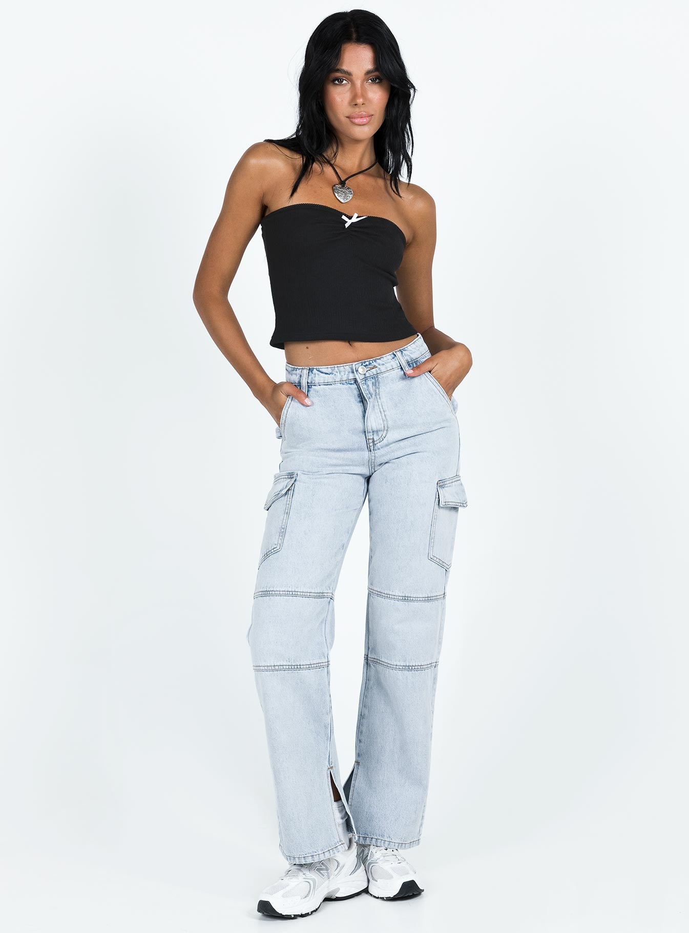 Katey Jeans Light Wash Denim - Image 3