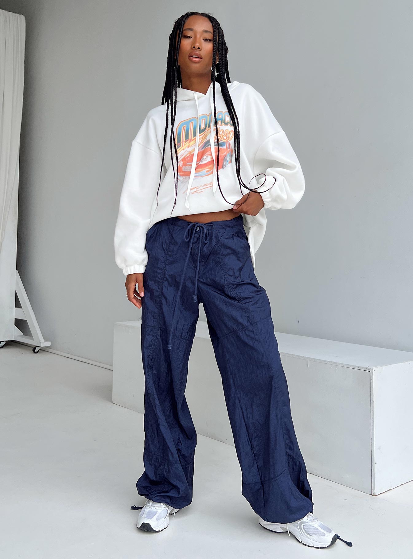 Monaco Racing Hoodie White - Image 2