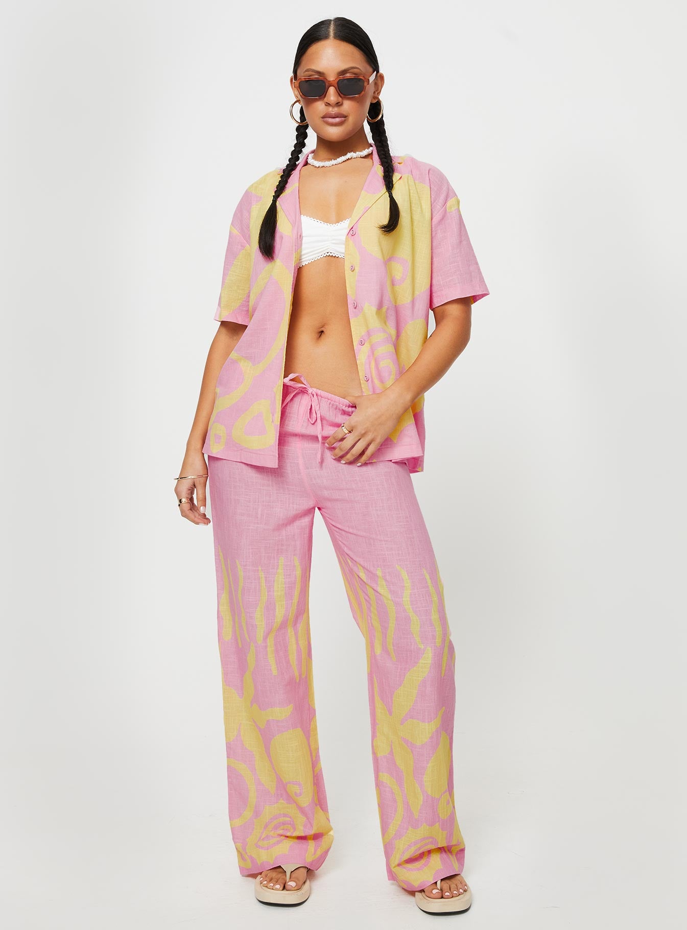Sollene Top Pink / Yellow - Image 5