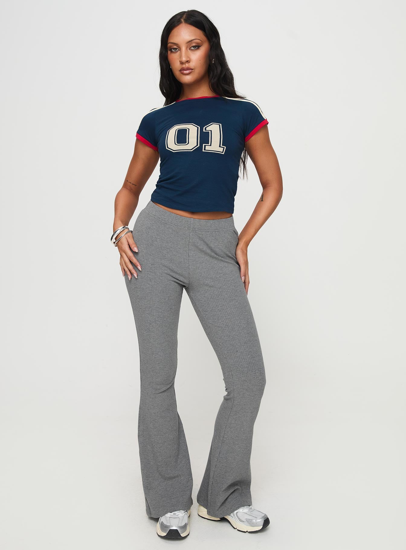 Ramirez Flared Pants Grey - Image 3