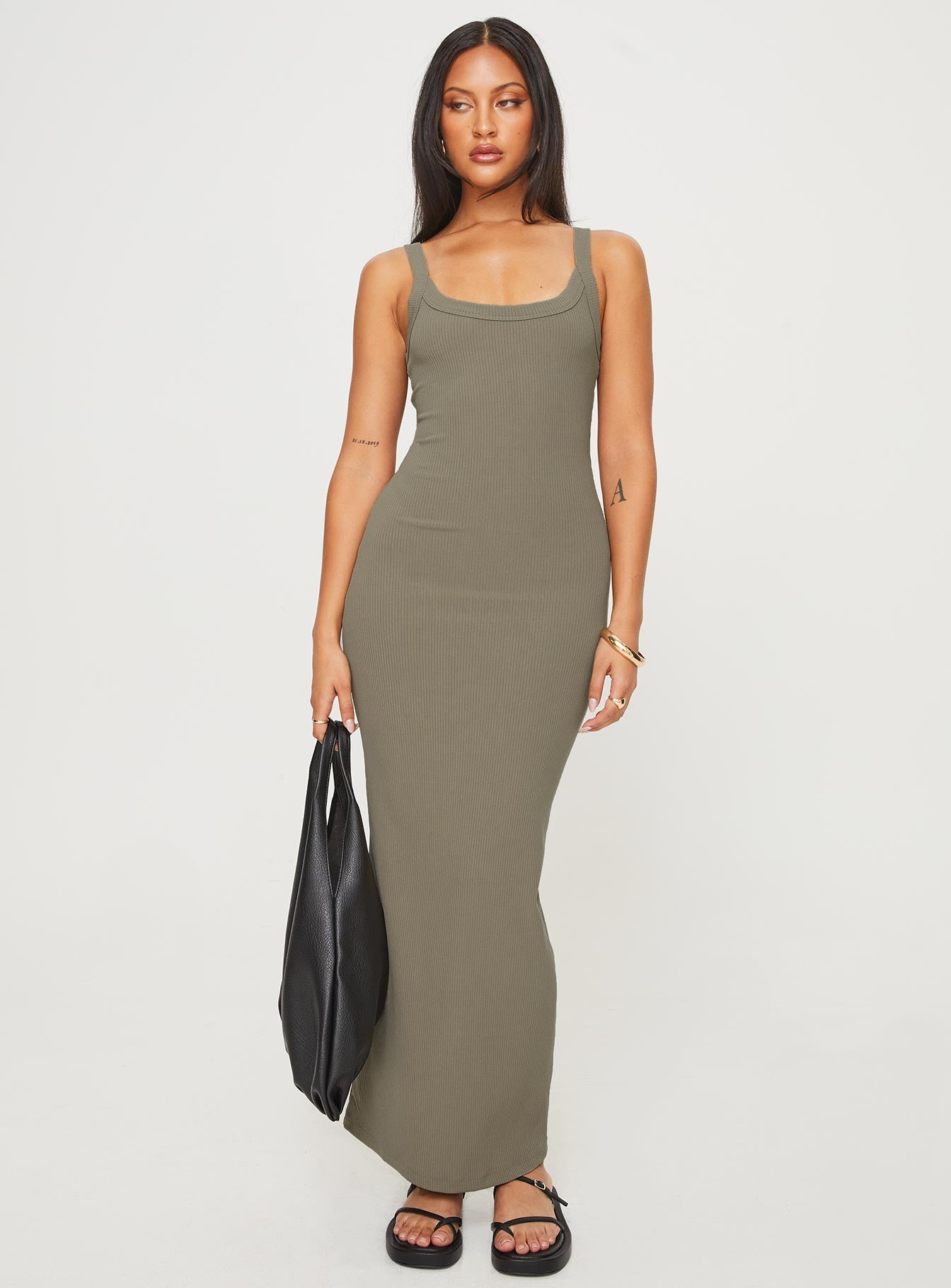 Montwood Maxi Dress Beige - Image 3