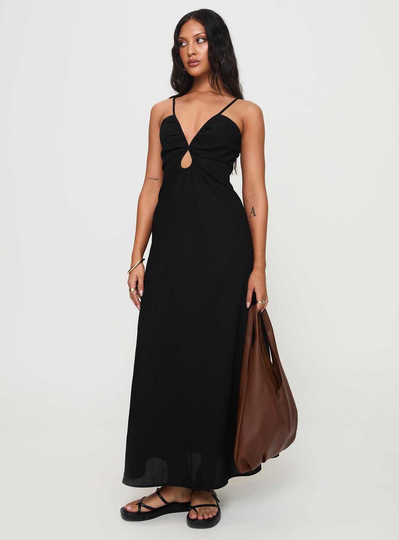 Harkonnen Maxi Dress Black - Image 3