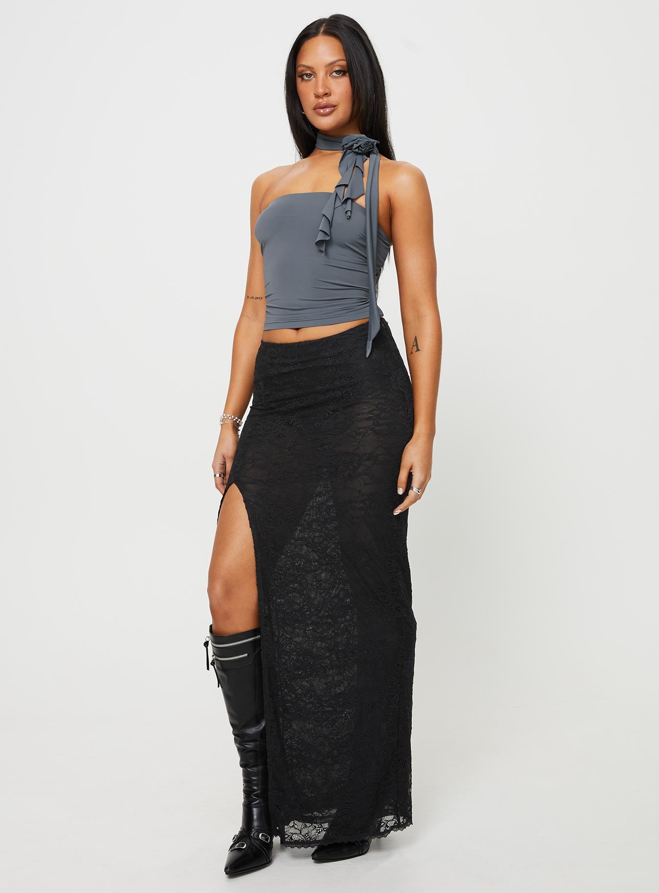 Sunita Top Slate - Image 3