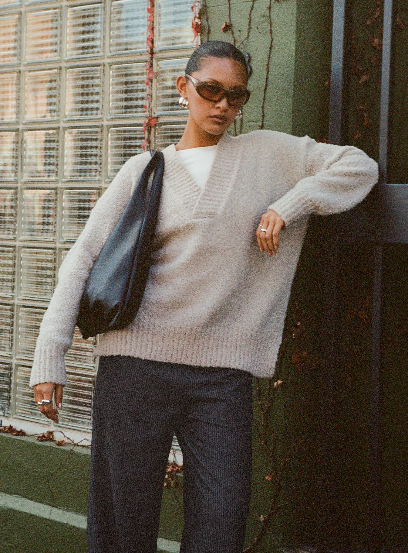 Mich Knit Sweater Beige - Image 2