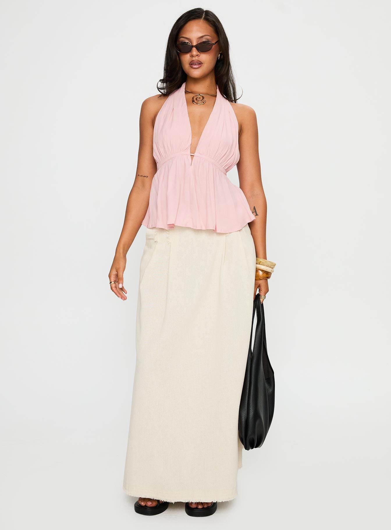 Saddler Halter Top Pink - Image 2