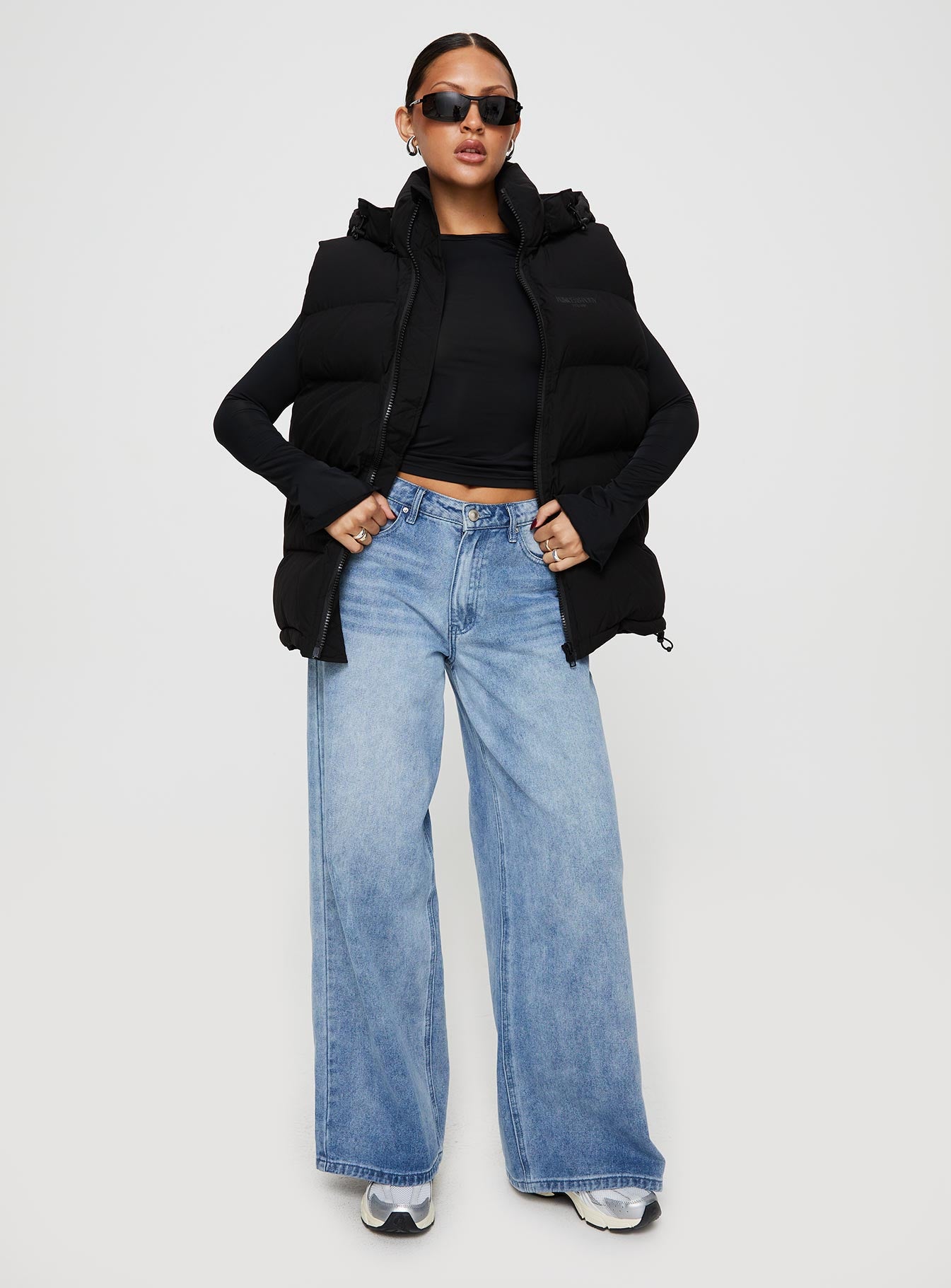 Dream Puff Technical Puffer Vest Black - Image 3