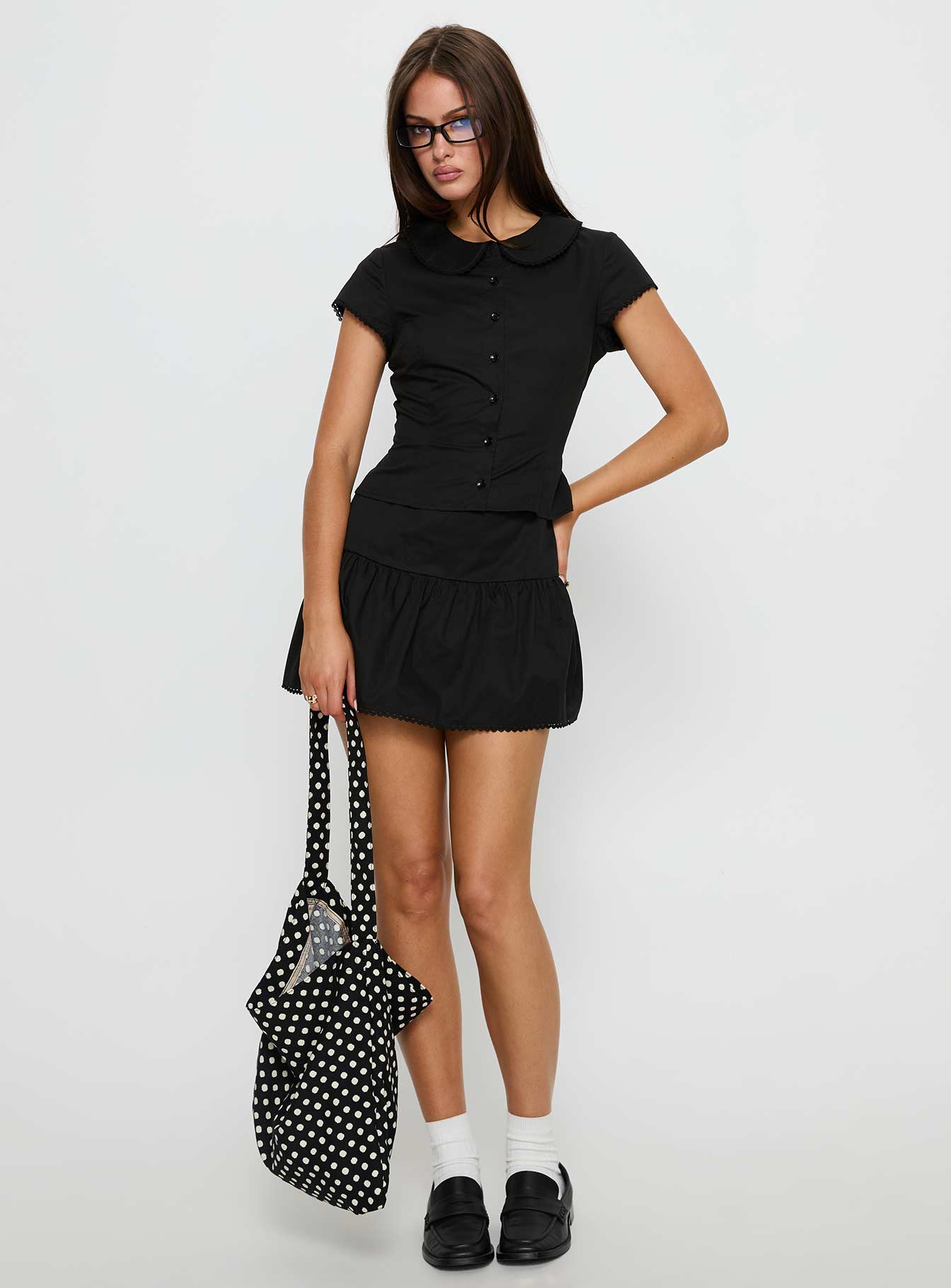 Sweet Treat Button Up Set Black - Image 3