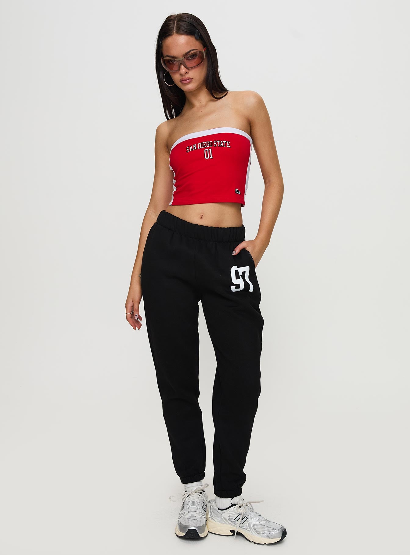 SDSU Sweatpants Black - Image 3