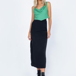 Tollis Midi Skirt Black